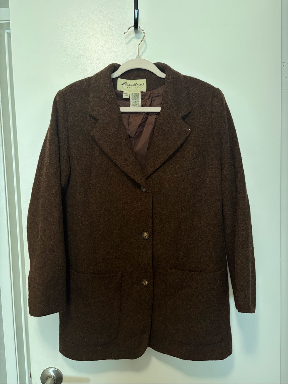Eddie Bauer Brown Women's Wool Jacket